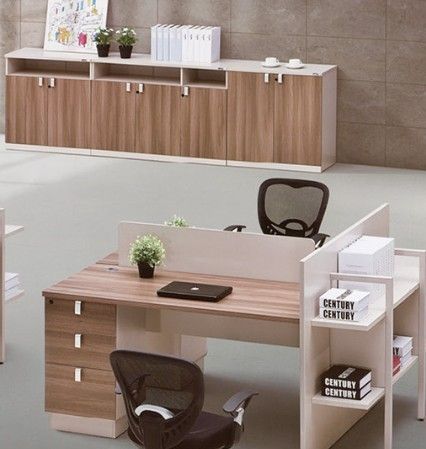 厂家销售办公家具 组合桌 员工桌 钢架组合桌 实木颗粒板材制作